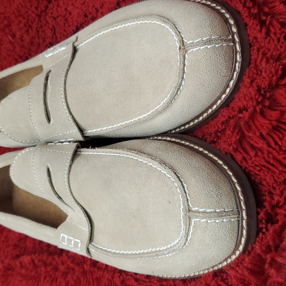 Florsheim tan/cream men's dress shoes - Picture 3 of 11